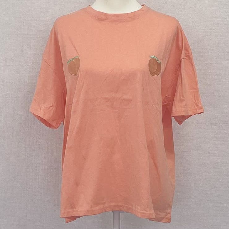 ピーチ刺繍 半袖Tシャツ 10336 | G&L Style | 詳細画像17 