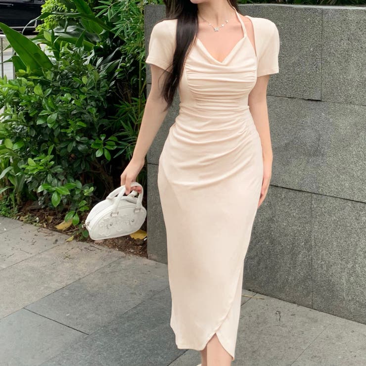 フロントギャザーカシュクールワンピース 10345 | G&L Style | 詳細画像6 