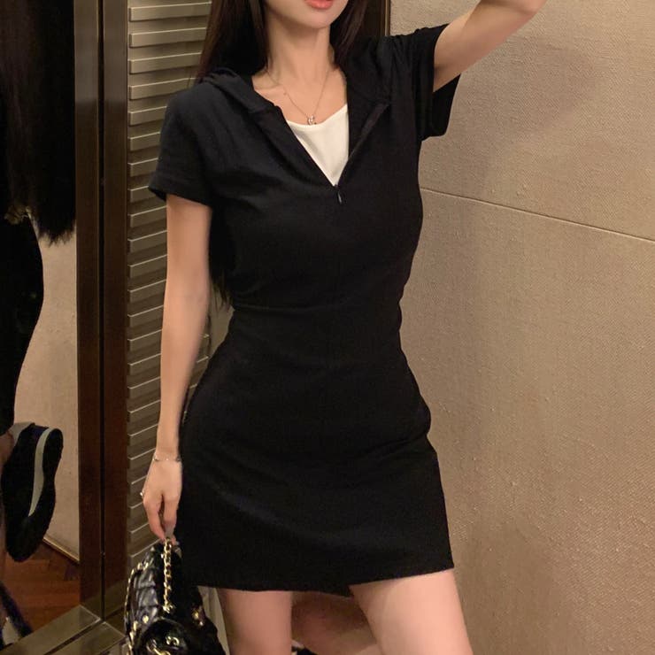 ワンピース andmary zoe pocket mini onepiece アンドマリー zoe pocket mini dress ワンピース