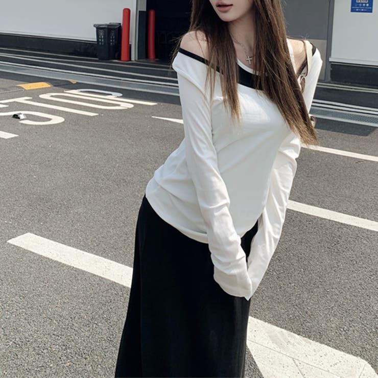 バイカラーロングTシャツ 10405 | G&L Style | 詳細画像5 