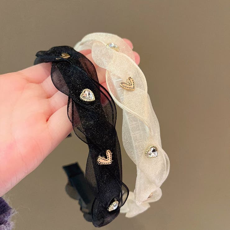 ハートモチーフシフォンカチューシャ 10419 | G&L Style | 詳細画像4 