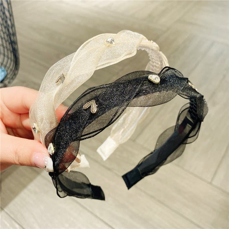 ハートモチーフシフォンカチューシャ 10419 | G&L Style | 詳細画像5 