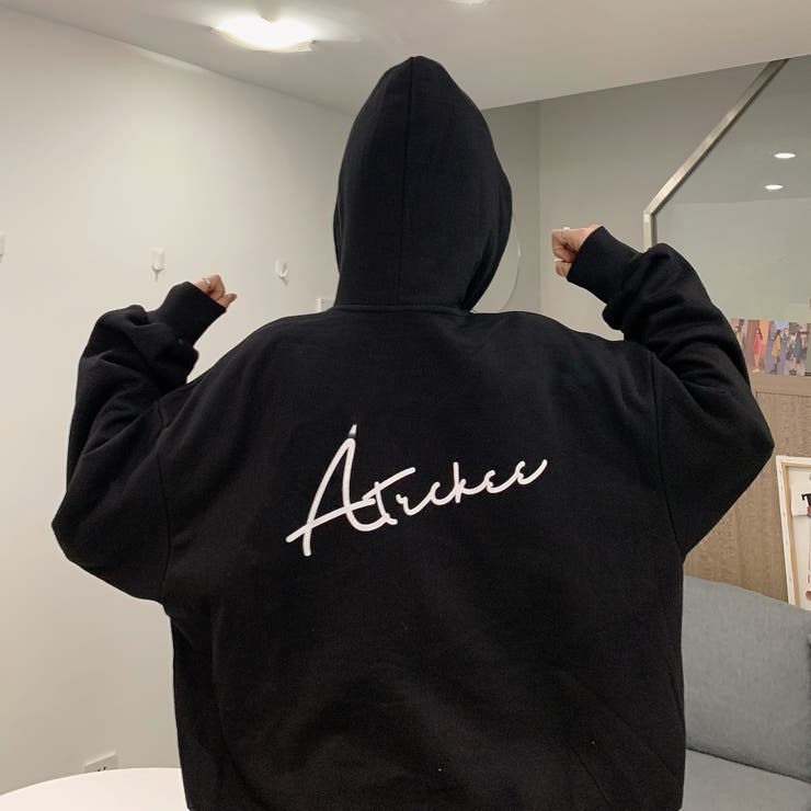 レタリング 薄手 ジップパーカー 7981 | G&L Style | 詳細画像9 