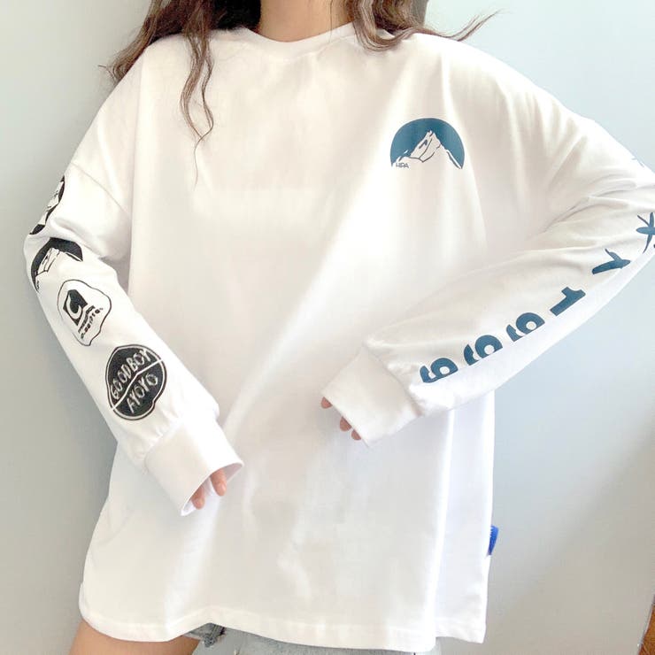 カジュアル プリント ロングTシャツ 7995 | G&L Style | 詳細画像18 