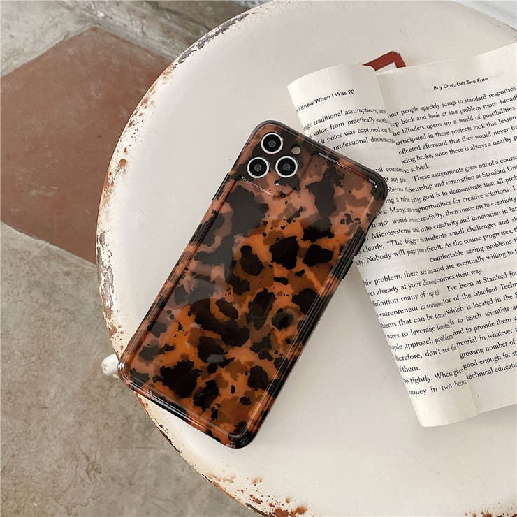 iPhone12 べっ甲スマホケース 8034[品番：XB000008477]｜G&L