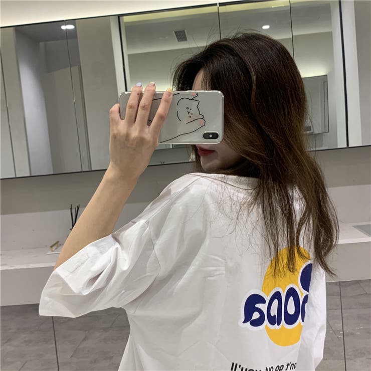 [GLOWNY] G CLASSIC SOFT TEE★韓国ファッション★人気★新作★ 大人気 韓国版 ヒップホップ風 ビックTシャツ レディース