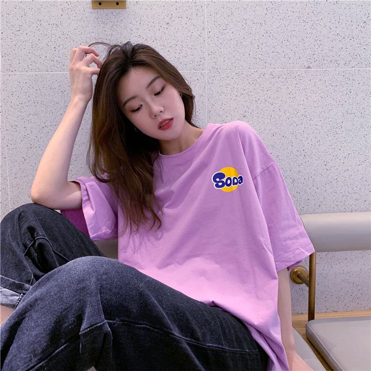 【在庫僅少】 POPプリントTシャツ 8122[品番：XB000008604]｜G&L Style（ジー トップス
