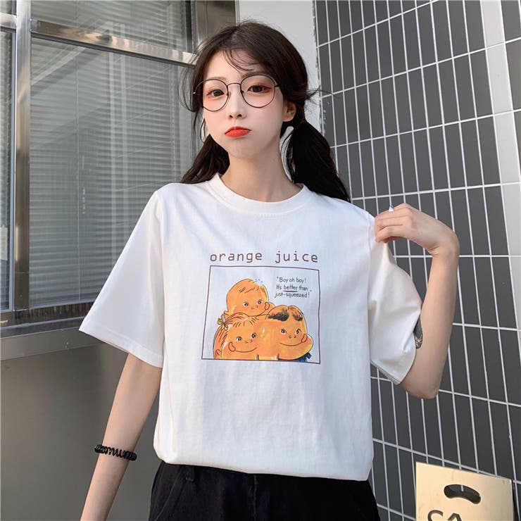 イラストプリント Cutetシャツ 97 品番 Xb G L Style ジーアンドエルスタイル のレディースファッション通販 Shoplist ショップリスト