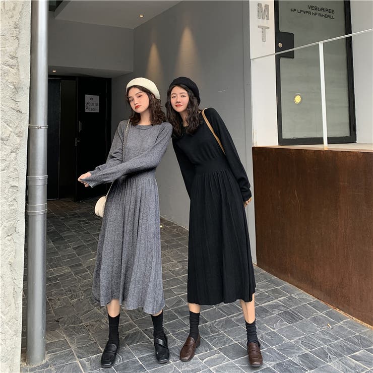 プリーツニットワンピース 86 品番 Xb G L Style ジーアンドエルスタイル のレディースファッション通販 毎日送料無料 Shoplist ショップリスト