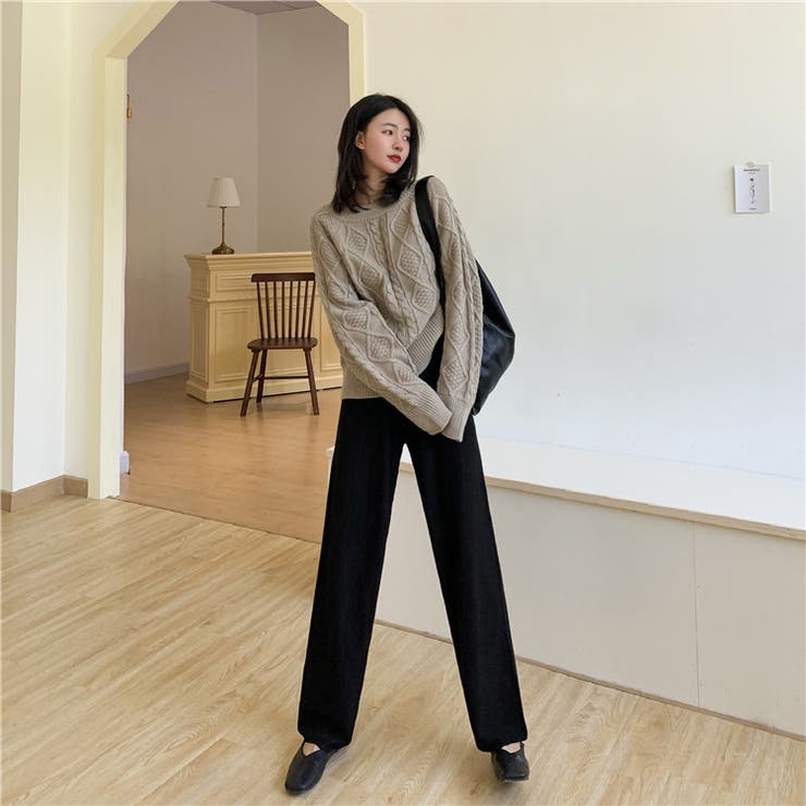 ウエストゴムワイドパンツ 8871[品番：XB000009275]｜G&L Style