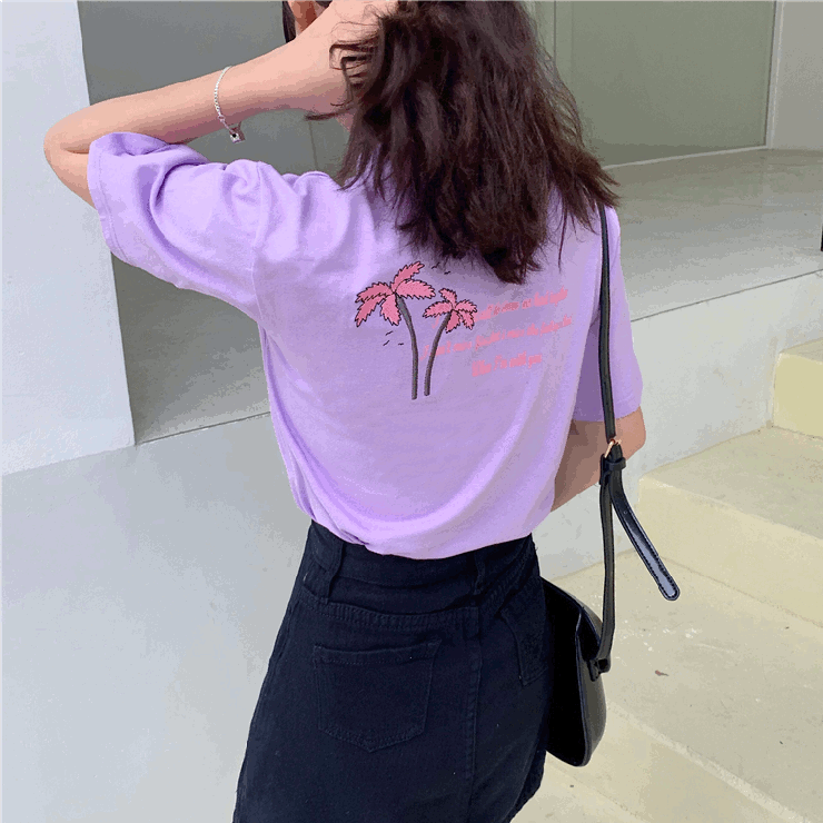 フロント・バック刺繍Tシャツ 9090[品番：XB000009506]｜G&L