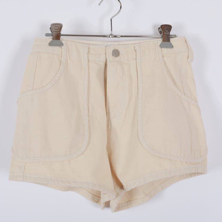 ワイドポケットデニムショートパンツ 9154[品番：XB000009560