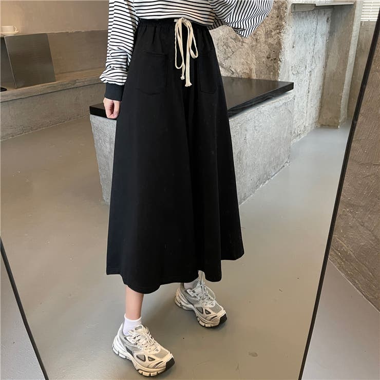 ウエストゴムガウチョパンツ 9158[品番：XB000009471]｜G&L