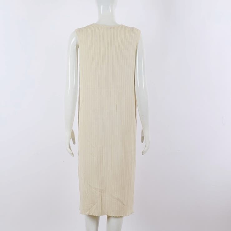 Vネックノースリーブワンピース 9259[品番：XB000009743]｜G&L