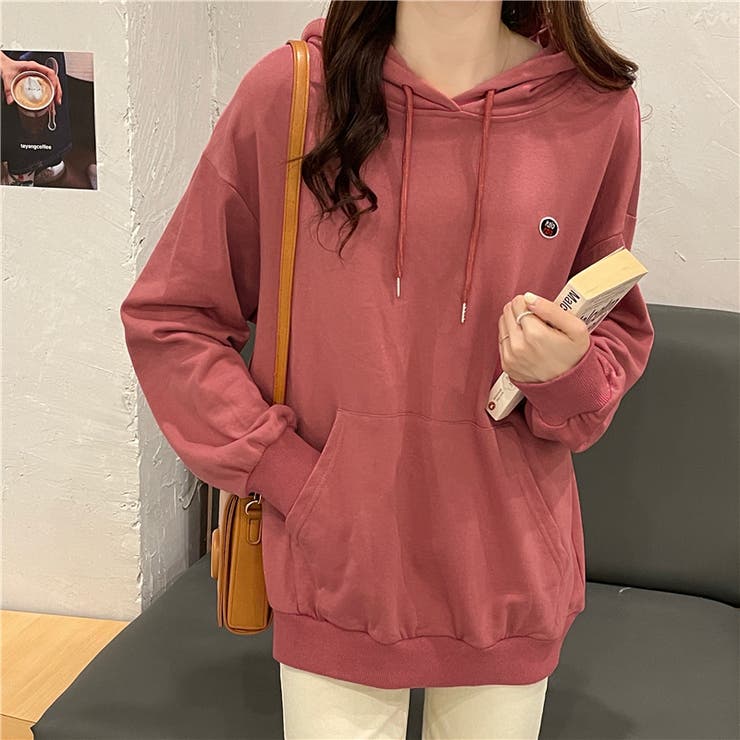 ワンポイントワッペン薄手パーカー 9338[品番：XB000009634]｜G&L