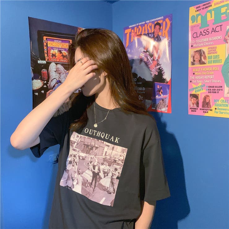 フォトプリント Tシャツ 9345[品番：XB000009641]｜G&L Style（ジー 