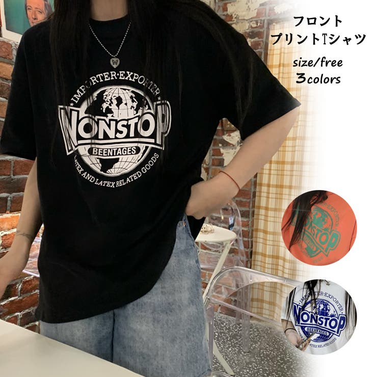 フロントプリントTシャツ 9364[品番：XB000009658]｜G&L Style（ジー