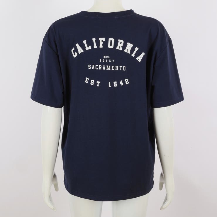 フロント・バックプリントTシャツ 9387[品番：XB000009676]｜G&L