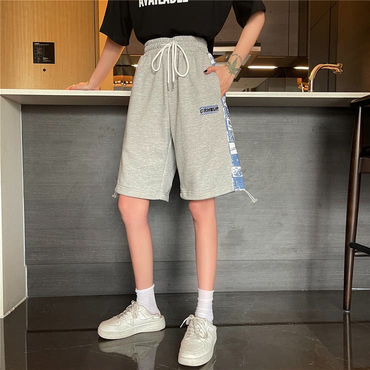 BANDEL ハーフパンツ　Ｌsize白✖️グレー BANDEL ハーフパンツ Lsize白✖️グレー