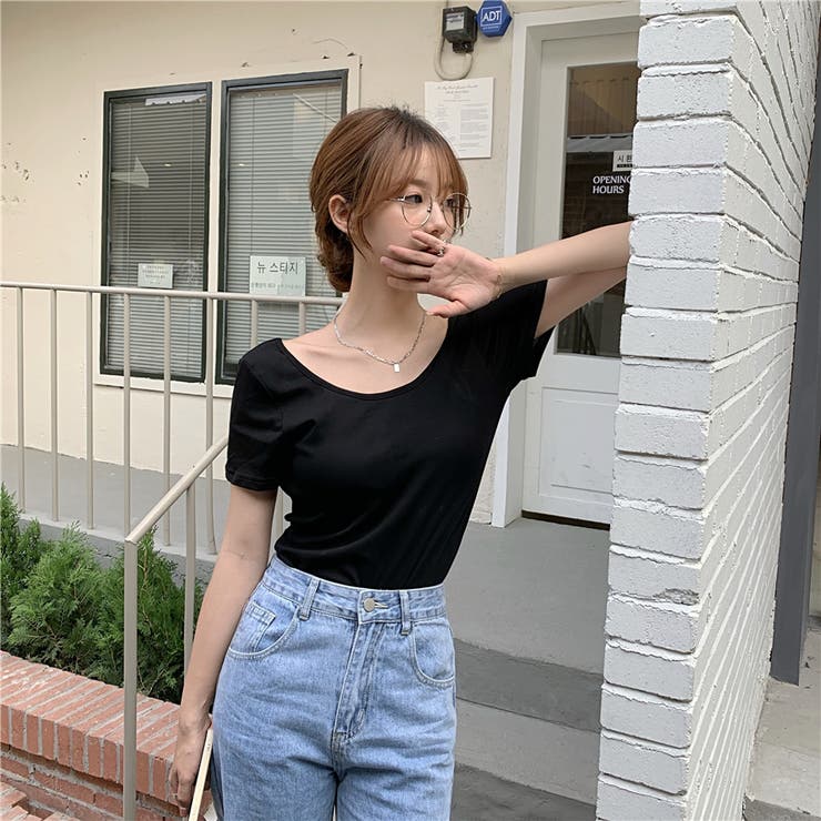 カップ付バックオープンTシャツ 9553[品番：XB000009835]｜G&L