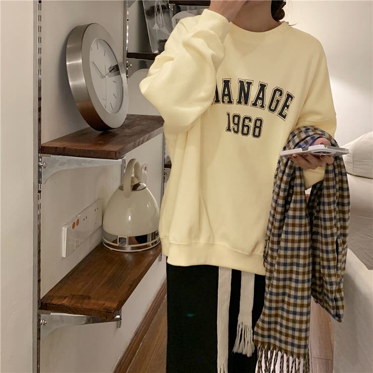 カレッジロゴプリントロングTシャツ 9731 | G&L Style | 詳細画像9 