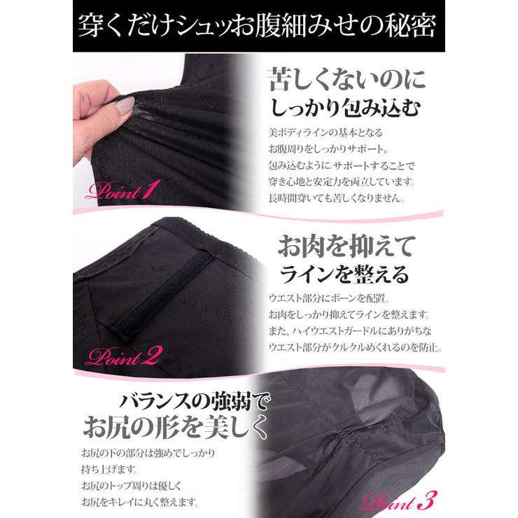 着痩せ!!シェイプアップハイウエストガードルショーツ