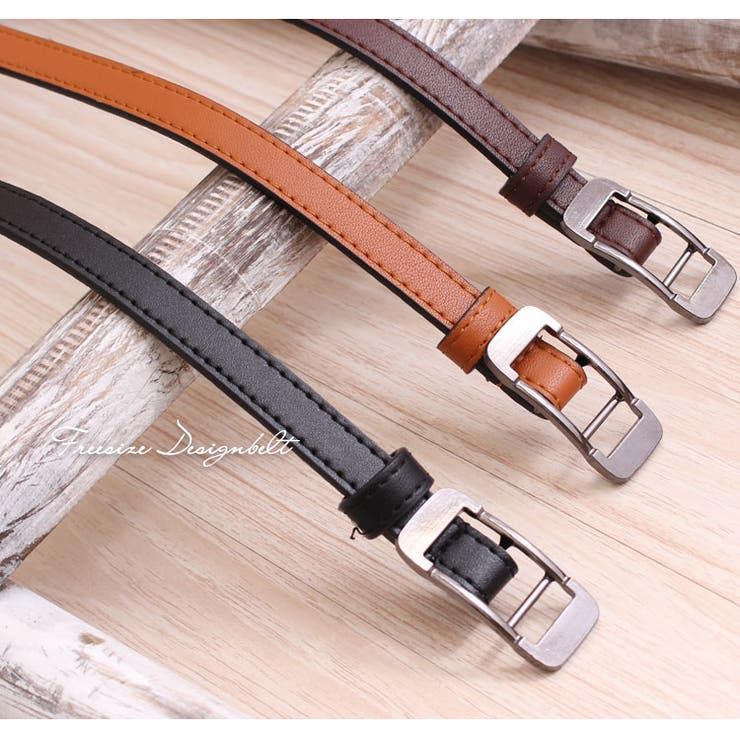 格好可愛い定番♪ フリーサイズバックルナローベルト 大きいサイズ | GOLDJAPAN　大きいサイズ専門店 | 詳細画像10 