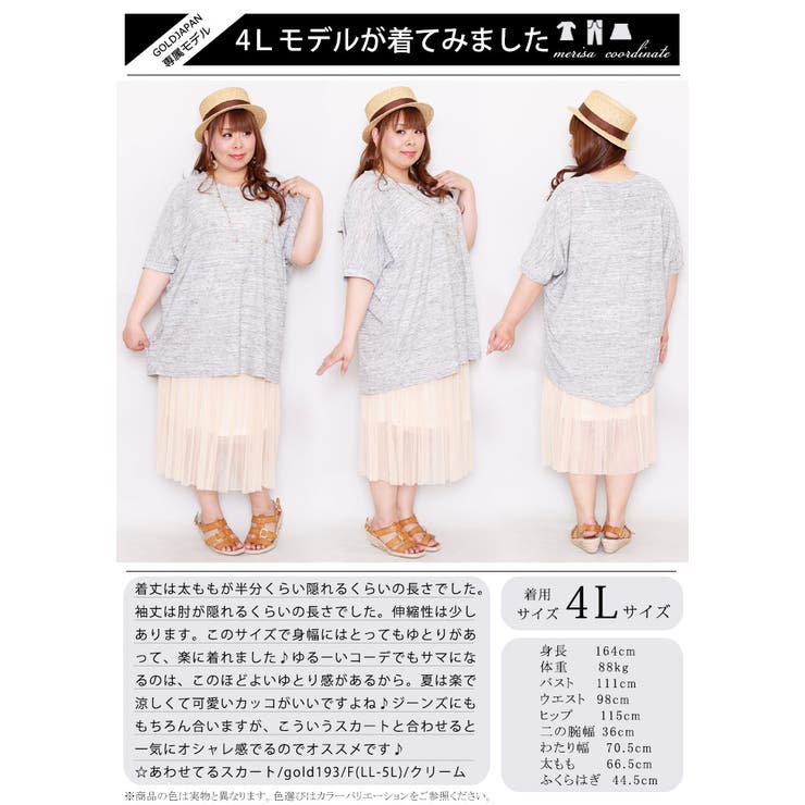 UV対策＆吸湿速乾VネックドルマンTシャツ ♪ 大きいサイズ | GOLDJAPAN　大きいサイズ専門店 | 詳細画像17 
