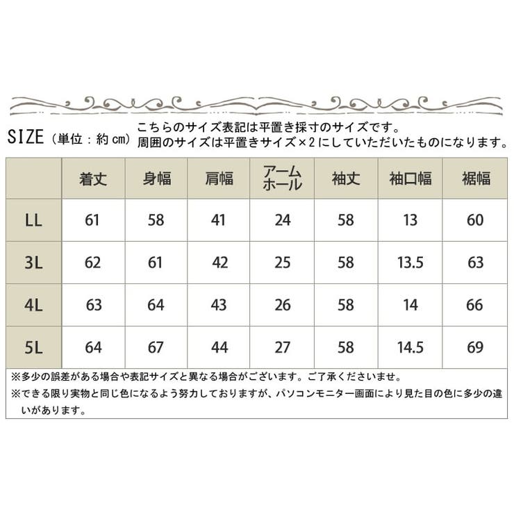 大きいサイズ レディース ジャケット[品番：GJ000017778]｜GOLDJAPAN 大きいサイズ専門店（ゴールドジャパン）のレディース ファッション通販｜SHOPLIST（ショップリスト）