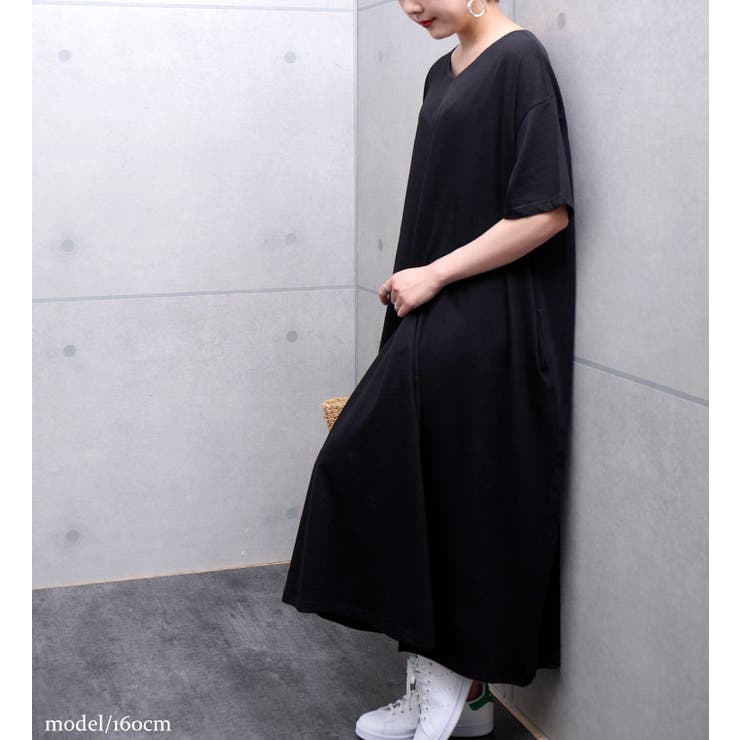 大きいサイズレディース ワンピース Vネックコットンaラインワンピース 品番 Gj Goldjapan 大きいサイズ 専門店 ゴールドジャパン のレディースファッション通販 Shoplist ショップリスト