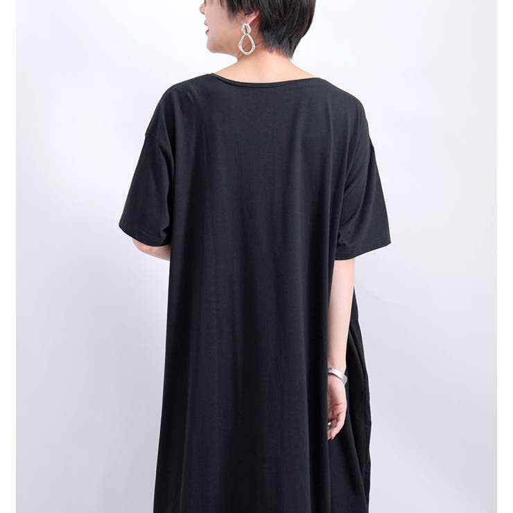 大きいサイズレディース ワンピース Vネックコットンaラインワンピース 品番 Gj Goldjapan 大きいサイズ専門店 ゴールドジャパン のレディースファッション通販 Shoplist ショップリスト