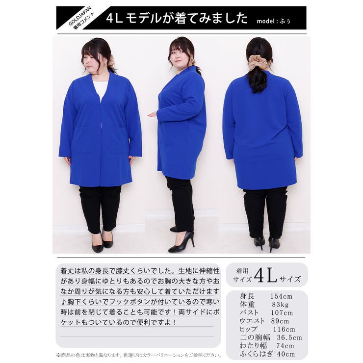 大きいサイズ レディース トップス[品番：GJ000018282