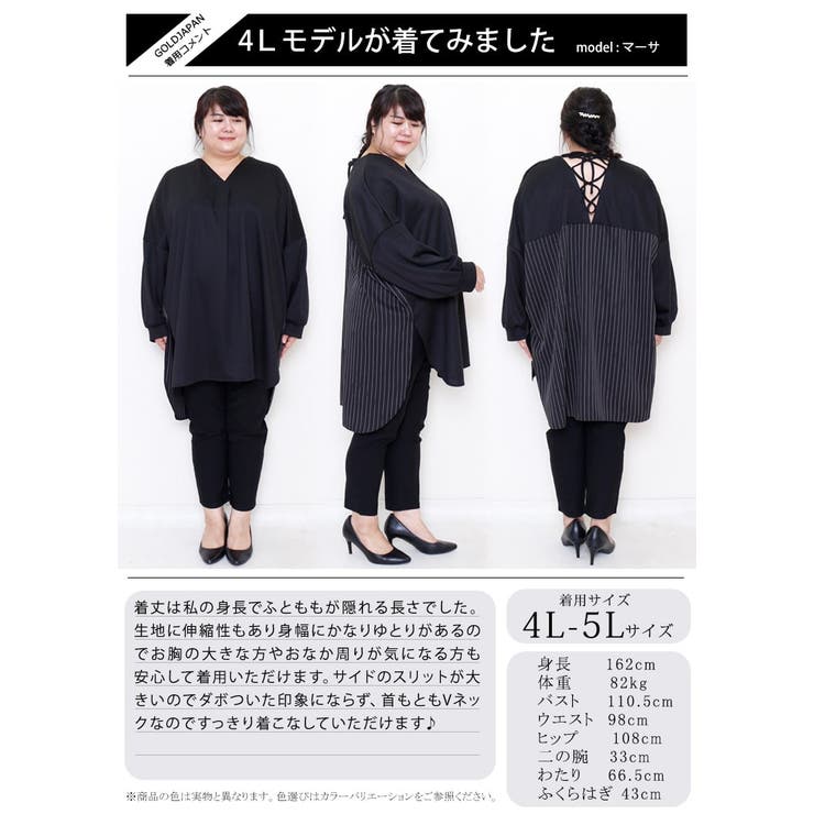 ストライプ切替えプルオーバー