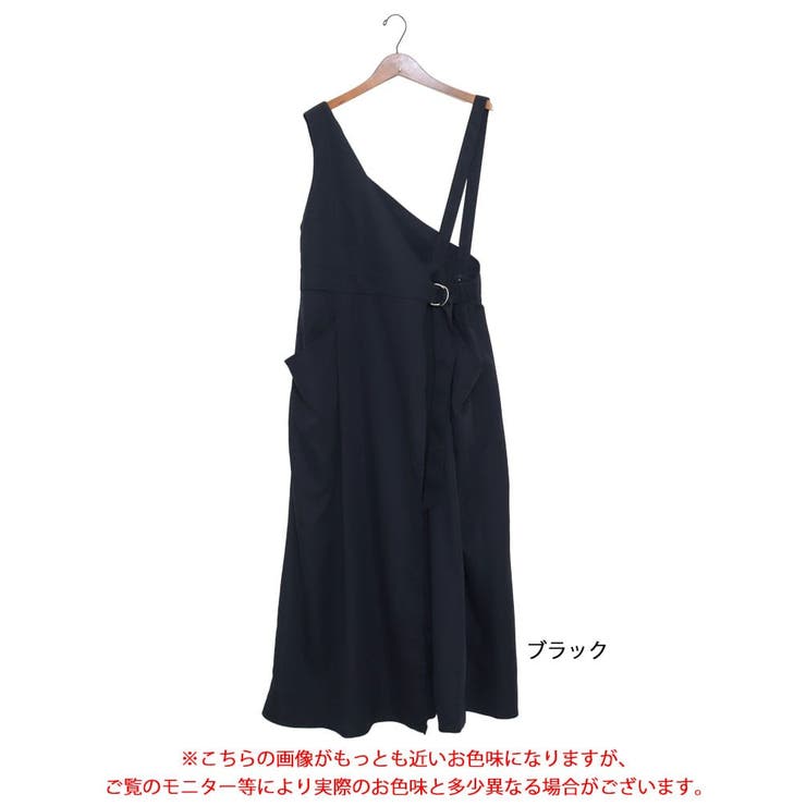 アシメサロペットワンピース
