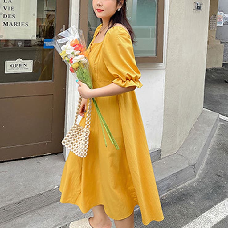大きいサイズ レディース ワンピース[品番：GJ000019199]｜GOLDJAPAN 