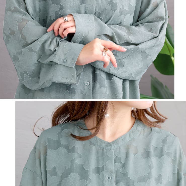 大きいサイズ レディーストップス ブラウス | GOLDJAPAN　大きいサイズ専門店 | 詳細画像6 