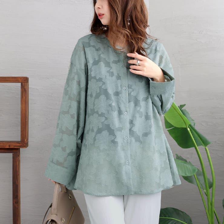 大きいサイズ レディーストップス ブラウス | GOLDJAPAN　大きいサイズ専門店 | 詳細画像11 