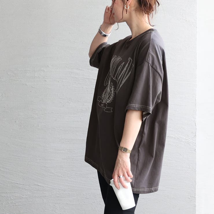 大きいサイズレディース トップス Tシャツ[品番：GJ000021071]｜GOLDJAPAN 大きいサイズ専門店（ゴールド ジャパン）のレディースファッション通販｜SHOPLIST（ショップリスト）
