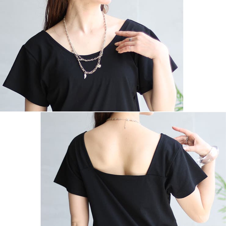 バックスクエアTシャツ