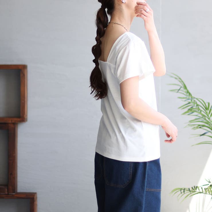 バックスクエアTシャツ