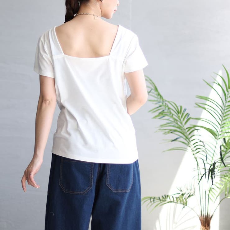 バックスクエアTシャツ