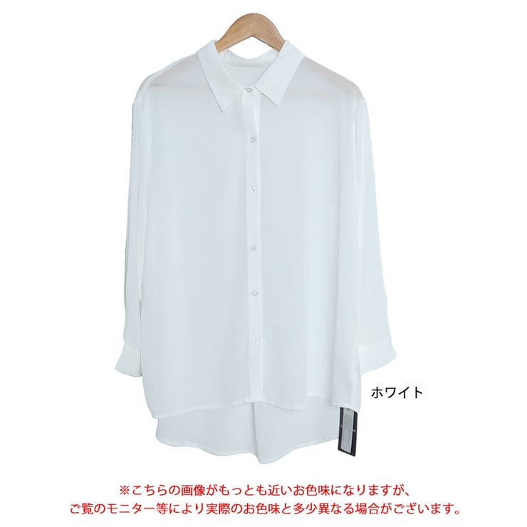 シアーオーバーサイズシャツ