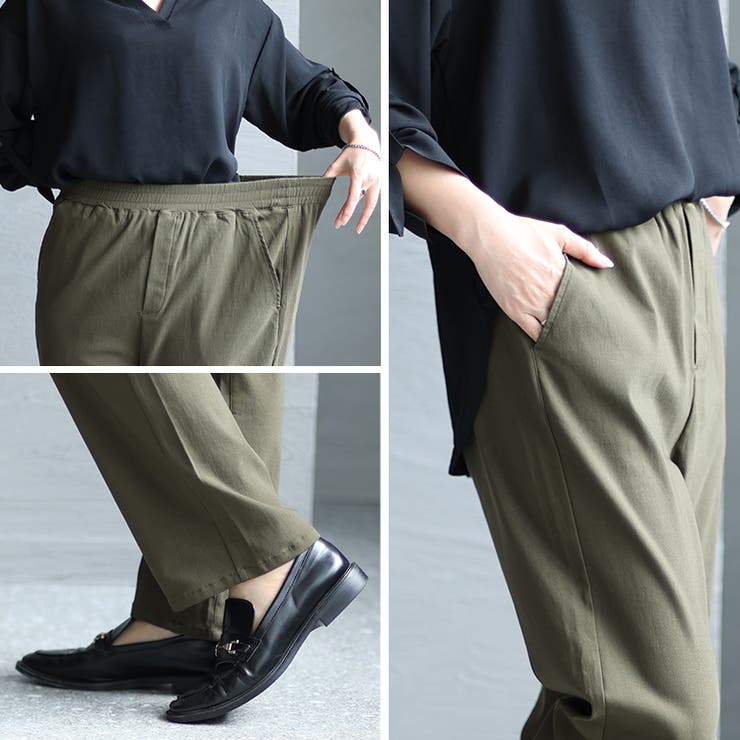 大きいサイズ レディース ゆるっとラクパンツ | GOLDJAPAN　大きいサイズ専門店 | 詳細画像6 