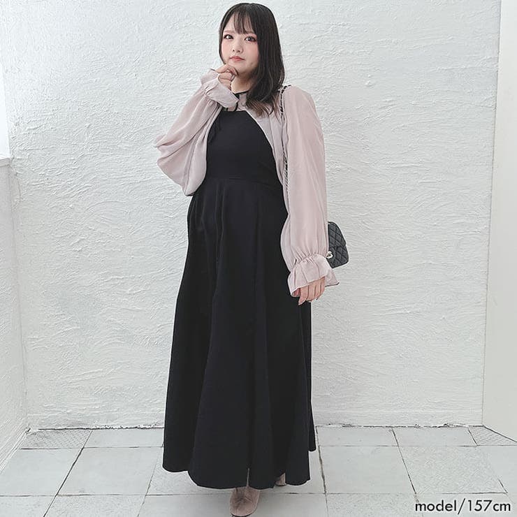 美品✦ฺDAMA collection ブラックワンピース　大きめサイズ　15号 mamapocket4976_20240308-05
