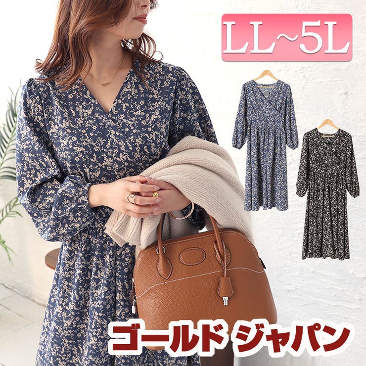大きいサイズ レディース ワンピース[品番：GJ000020687]｜GOLDJAPAN