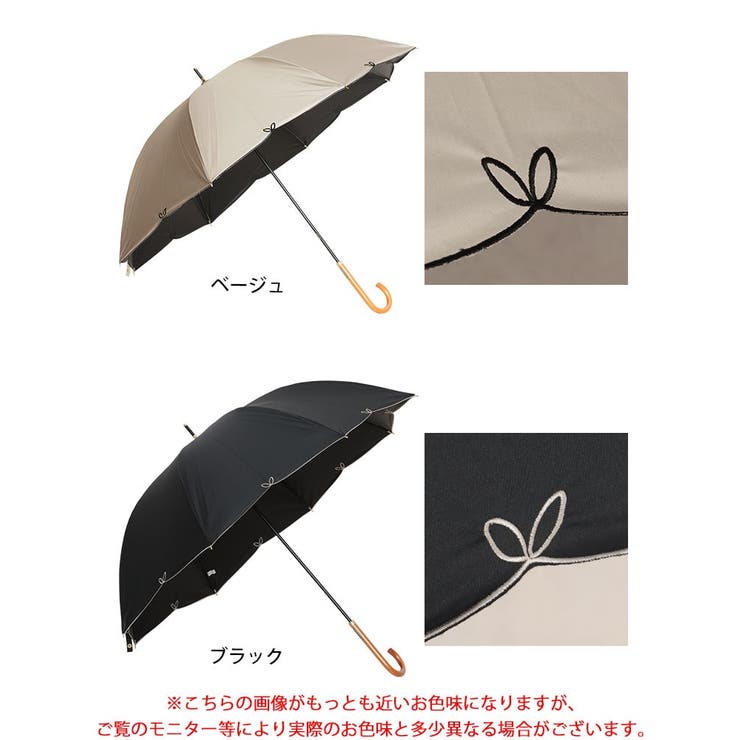 UV99％フルール55cm晴雨兼用傘