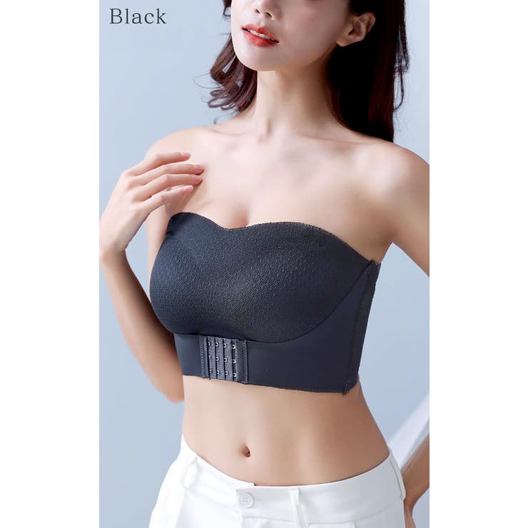 2wayダブルホックストラップレスブラ