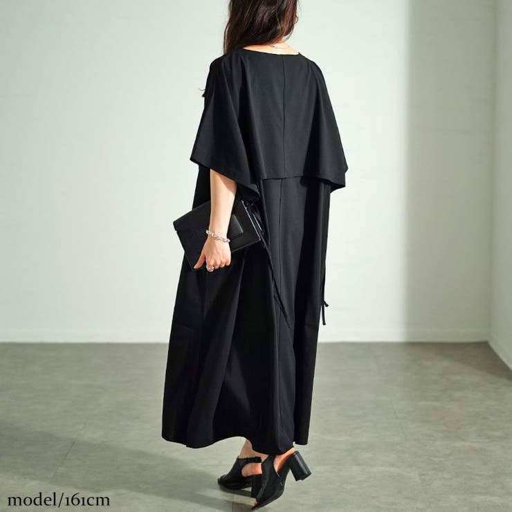 大きいサイズレディース ワンピース フェイクトップスレイヤードサイドリボンワンピ… | GOLDJAPAN　大きいサイズ専門店 | 詳細画像11 