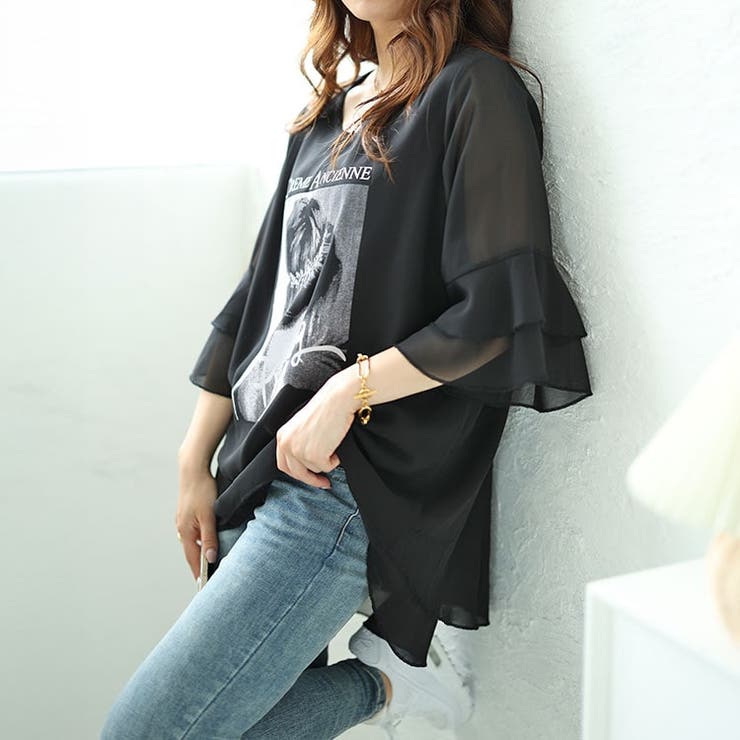 大きいサイズレディース トップス カットソー | GOLDJAPAN　大きいサイズ専門店 | 詳細画像9 