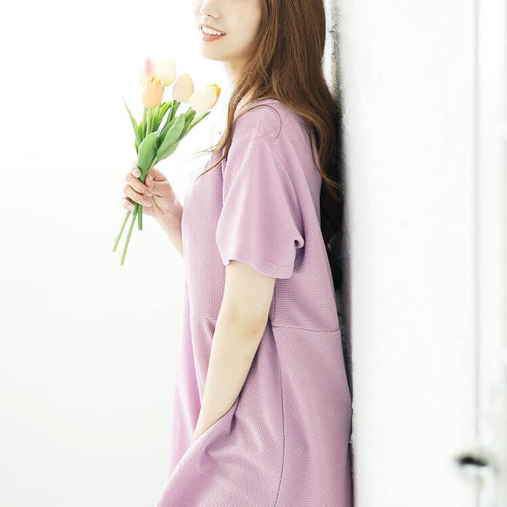 大きいサイズレディース チュニック ダイヤモンドネックペプラムチュニック | GOLDJAPAN　大きいサイズ専門店 | 詳細画像7 